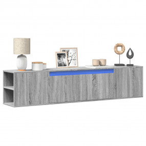 TV Wall Cabinet Grey sonoma Engineered wood 70.9x12.2x1...