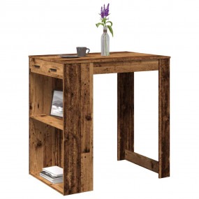 Bar Table Old wood Engineered wood Medium Bar Table Rec...