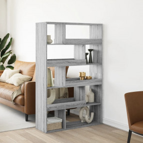 Bookcase Grey Sonoma Engineered Wood Large Bookcase Rec...