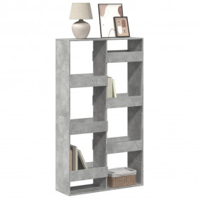Bookcase Concrete grey Engineered wood Medium Bookcase