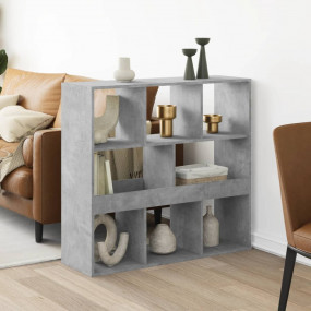 Room Divider Concrete grey Engineered wood Compact Room...