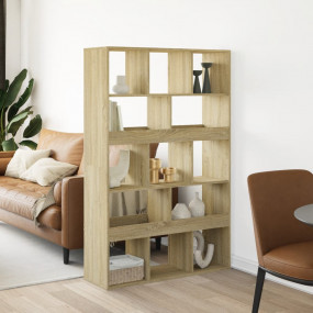 Room Divider Sonoma Oak Engineered Wood Medium Room Div...