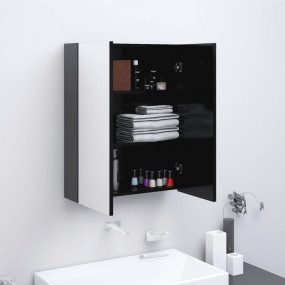 Mirror Cabinet Anthracite MDF with Melamine surface and...