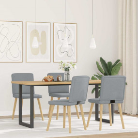 Dining Chair Set of 4 Light gray