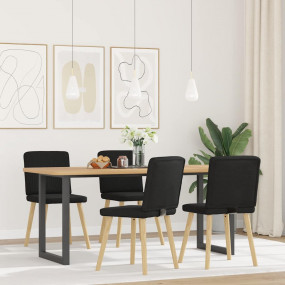 Dining Chair Set of 4 Black