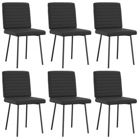 Dining Chair Set of 6 Black