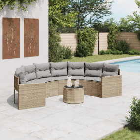 Patio Sofa Beige, Light Gray
