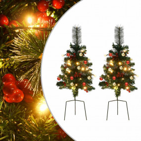 Pathway Christmas Tree Green PVC, steel Small Decorativ...