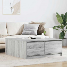 Coffee Table Grey Sonoma Engineered Wood Medium Coffee ...