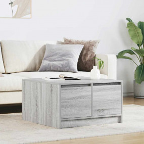 Coffee Table Grey Sonoma Engineered wood Low Coffee Tab...