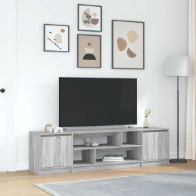 TV Cabinet Grey Sonoma Engineered Wood Large TV Cabinet