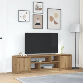 TV Cabinet Artisan Oak Engineered Wood Large TV Cabinet