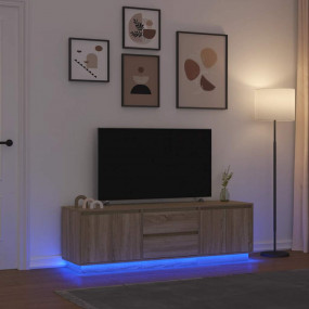 TV Cabinet Sonoma Oak Engineered Wood Large TV Cabinet