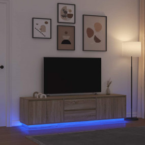 TV Cabinet Sonoma Oak Engineered wood Standard TV Cabin...