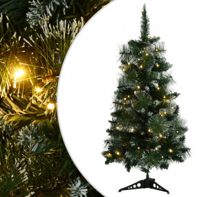 Artificial Christmas Tree Green with flocked white snow...