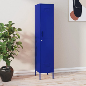 Locker Cabinet Navy Blue Steel Locker Cabinet Rectangul...