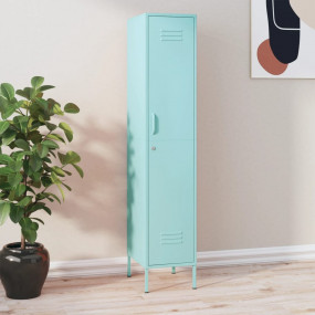 Locker Cabinet Mint Steel 14.6x18.1x70.9 in Locker Cabi...