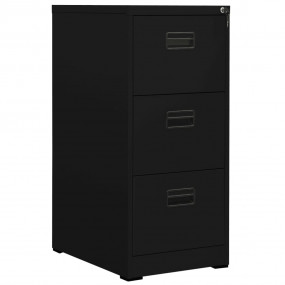 Filing Cabinet Black Steel Medium Filing Cabinet Rectan...