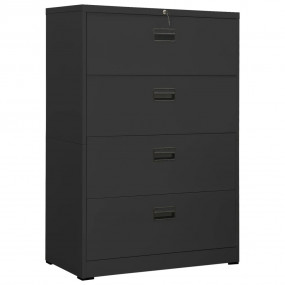 Filing Cabinet Anthracite Steel Large Ball-Bearing