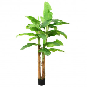 Artificial Banana Tree Green Solid Wood, Plastic Extra ...