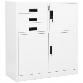 Office Cabinet White Steel Medium Office Cabinet Rectan...