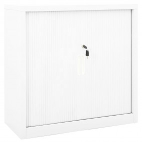 Sliding Door Cabinet White Steel Medium Sliding Door Ca...