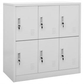 Locker Cabinet Light grey Steel Medium Durable Locker C...