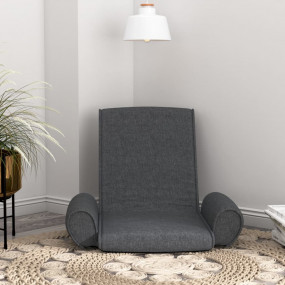 Floor Chair Dark grey Fabric (100% polyester), metal Co...