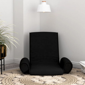 Floor Chair Black Fabric (100% polyester), metal, foam ...