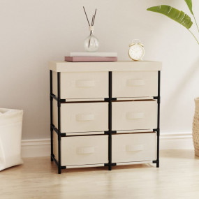 Storage Cabinet Cream Steel Medium  Lightweight