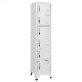Locker Cabinet Light gray Steel Tall Locker Cabinet Rec...