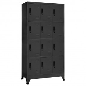 Locker Cabinet Anthracite Steel Large Locker Cabinet