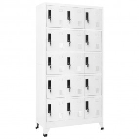 Locker Cabinet White Steel Large Locker Cabinet Rectang...