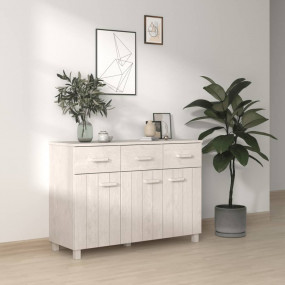 Sideboard White Solid pinewood, MDF Medium Sideboard