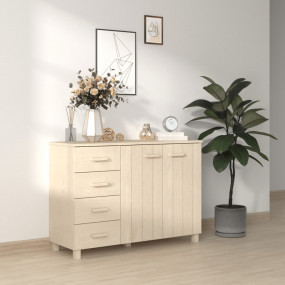 Sideboard Honey Brown Solid Pine Wood Medium Sideboard
