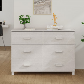 Sideboard White Solid pinewood, MDF Medium Sideboard