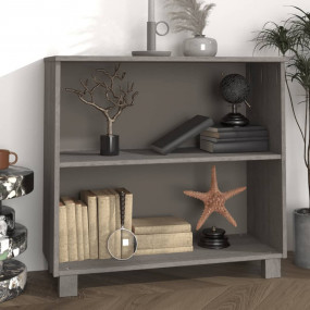 Sideboard Light Grey Solid pine wood, MDF Medium Sidebo...