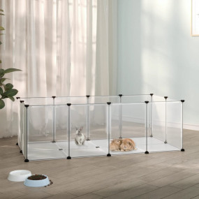 Animal Cage Transparent PP Plastic Large Collapsible