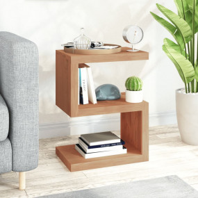 Side Table Brown Solid teak wood Small Decorative Inlay...