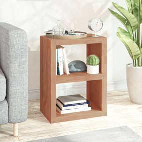 Side Table Brown Solid Teak Wood Small Side Table Recta...