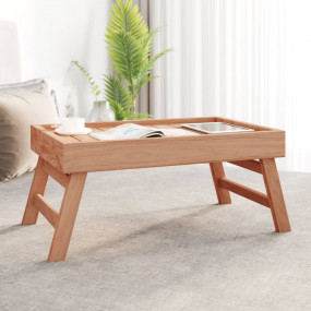 Tray Natural Teak Solid Teak Wood Small Foldable Foldin...