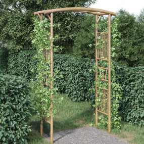 Rose Arch Natural Bamboo Large Decorative Inlays Bamboo...