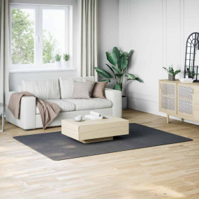 Rug Anthracite Polyester 63x90 in Rug Rectangular Moder...