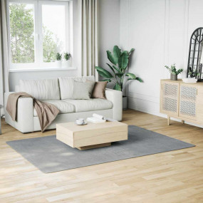 Rug Grey 100% Polyester 63 x 91 in Rug Rectangular Mode...