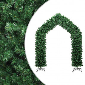 Christmas Tree Arch Green PVC Large Decorative Inlays