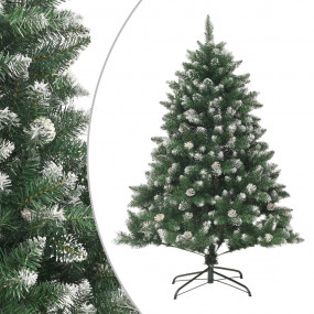 Christmas Tree Green and white PVC, steel 4 ft Decorati...