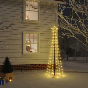 Christmas Cone Tree Warm white Powder-coated steel, cop...
