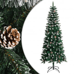 Christmas Tree Green and White PVC, Steel Large Collaps...