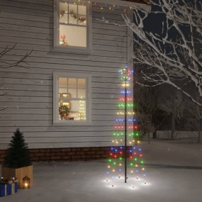 Christmas Tree With Spike Colorful Powder-coated steel,...