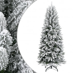 Christmas Tree White and Green PVC, PE, Steel Medium